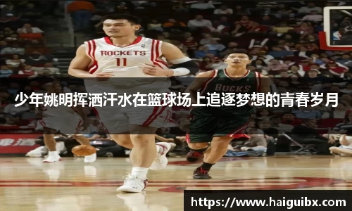 少年姚明挥洒汗水在篮球场上追逐梦想的青春岁月